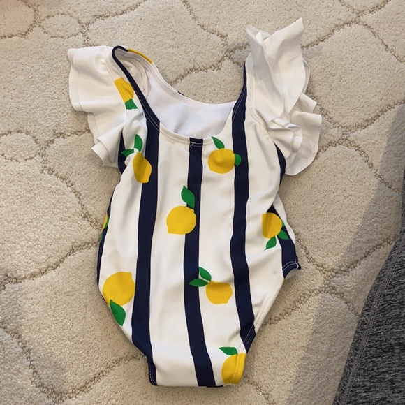 Janie and Jack Lemon swimsuit - Picture 2 of 3
